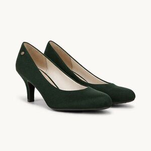 LifeStride Parigi Women's Pumps Black Satin Heels Shoes Size 8.5 M NEW